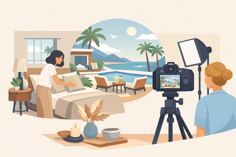 How to Style a Holiday Rental for Photos