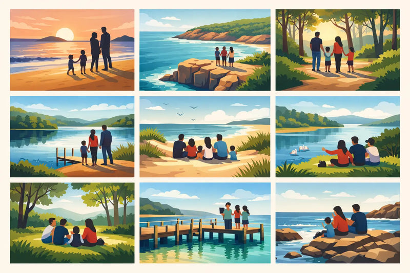 8 Merimbula Family Portrait Locations