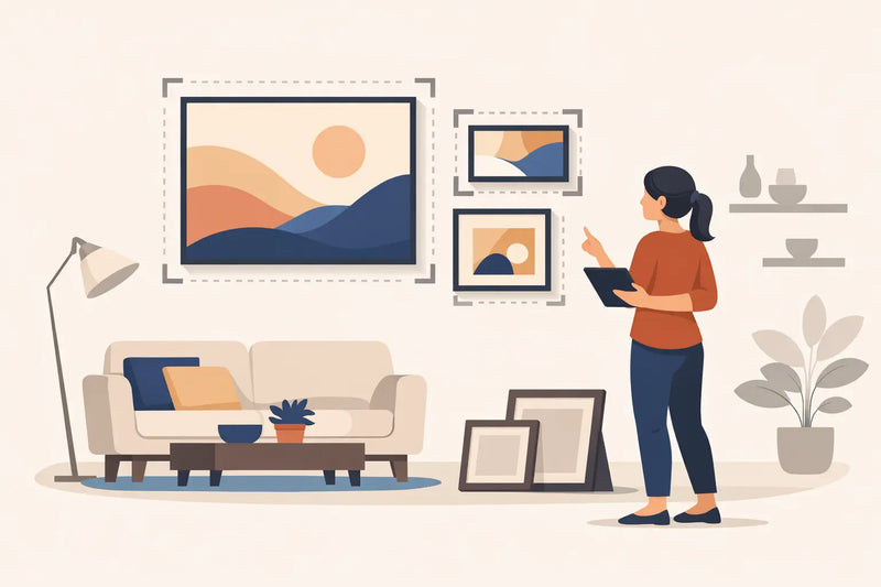 How to Choose Wall Art Sizes That Fit