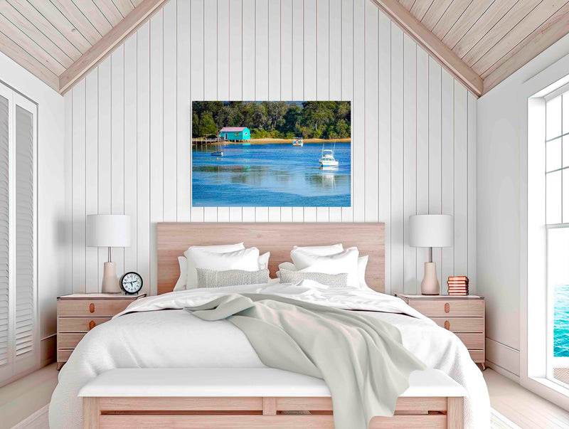 Mitchies Jetty on acrylic, wall art, Merimbula NSW