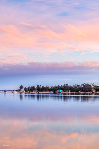 Pastel Pink Paradise — Mitchies Jetty Wall Art | Merimbula NSW