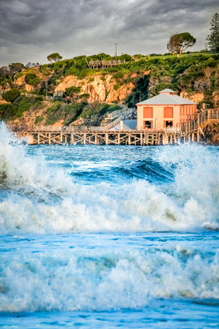 Tathra Wharf and Waves — Wall Art | NSW
