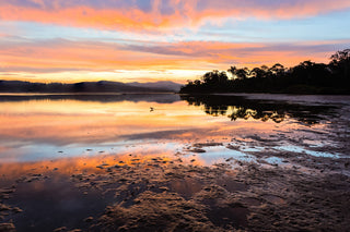 Top Lake Sunset — Wall Art | Merimbula NSW