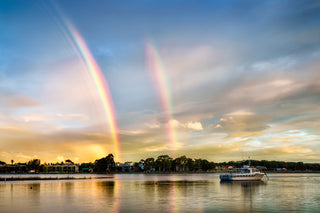Rainbow over Merimbula Lake — Wall Art | NSW