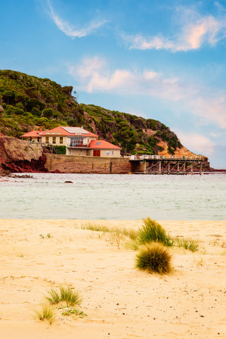 Merimbula Wharf from Main Beach — Colour Wall Art | NSW