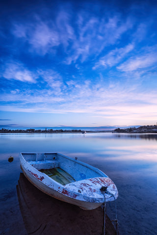 Little Dinghy on Merimbula Lake — Wall Art | NSW