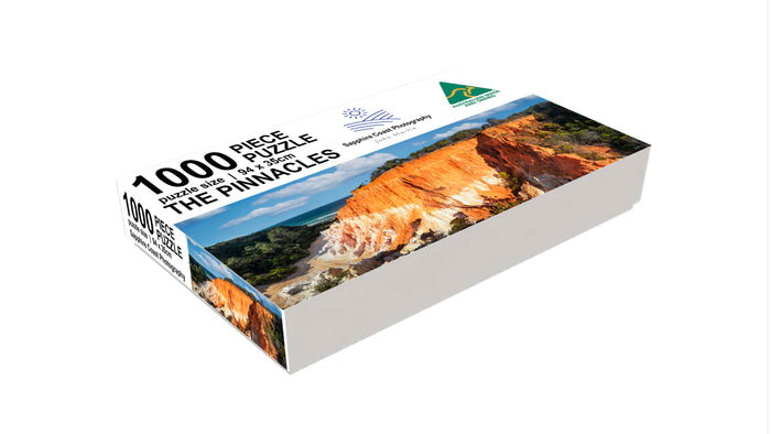 The Pinnacles jigsaw puzzle, 1000 piece — white sand cliffs, Beowa National Park near Pambula NSW