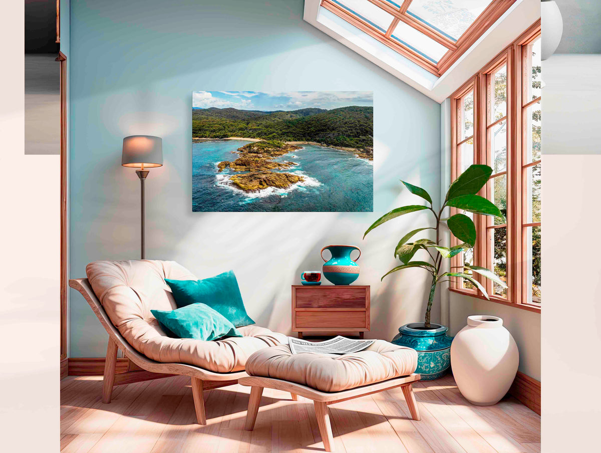 Mimosa Rocks acrylic panel wall art