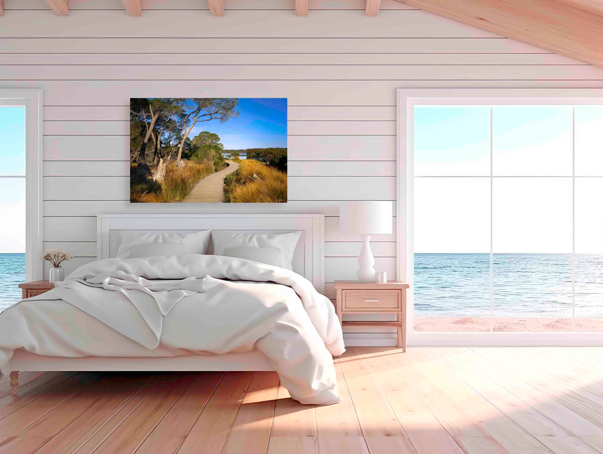 Merimbula Boardwalk Five acrylic panel print