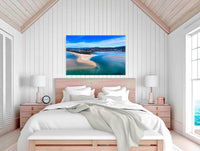 Merimbula Lake and Coastline acrylic panel print