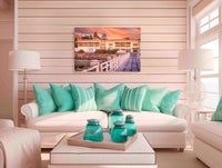 Lakeview Hotel Merimbula acrylic panel print