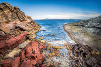 North Head — Worang Point — ancient red rocks, Eden NSW Sapphire Coast — fine art print
