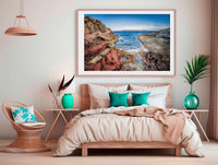 North Head — Worang Point — ancient red rocks, Eden NSW Sapphire Coast — gallery print