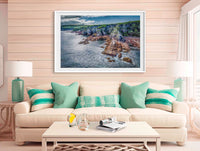 North Head — Worang Point — with Boyd's Tower and Mount Imlay, Eden NSW — gallery print