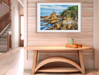 Lone Tree Cuttagee in timber frame wall art