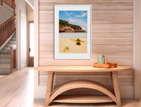 Merimbula Wharf colour in white frame