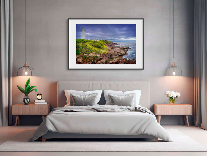Green Cape Lighthouse wall art — southernmost lighthouse in NSW, Eden Sapphire Coast
