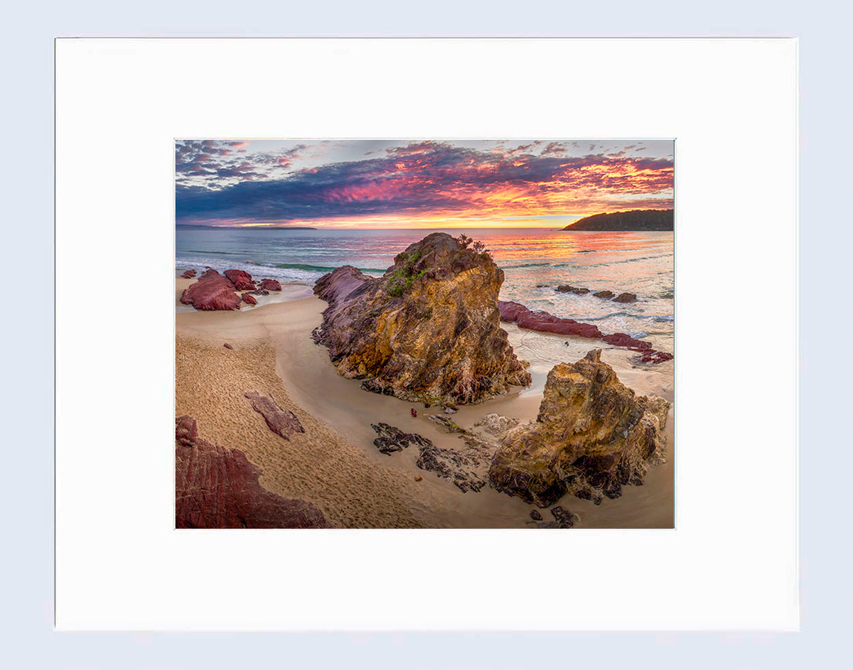 Mat print 16x20 — Pambula Beach at sunrise, Far South Coast NSW