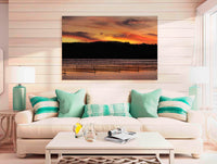 Top Lake Sunset Merimbula acrylic panel print