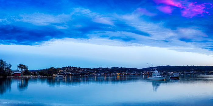 Dawn Delight panorama, Merimbula NSW — fine art print