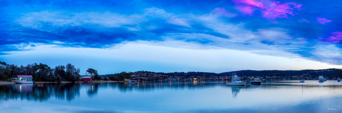 Dawn Delight panorama, Merimbula NSW — fine art print