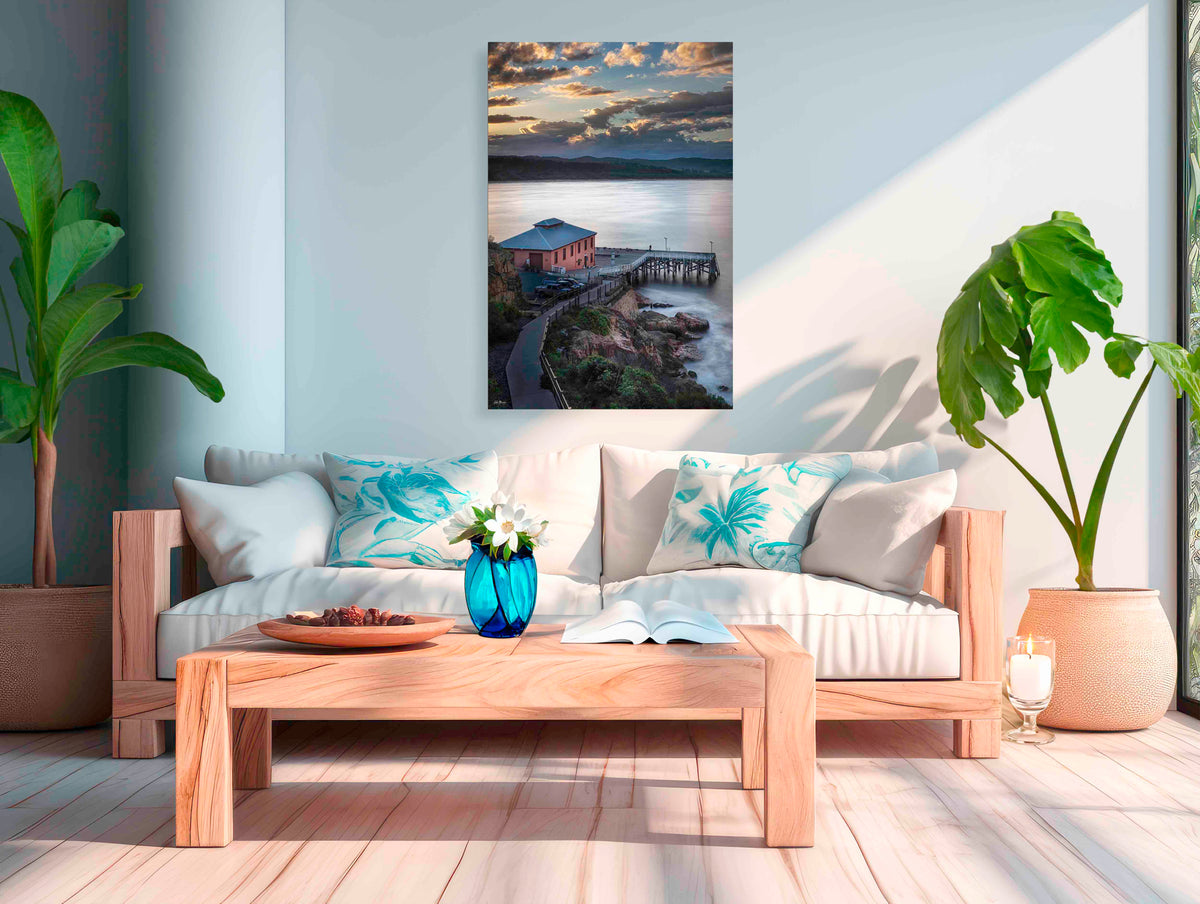 Tathra Wharf Smooth Seas acrylic panel print