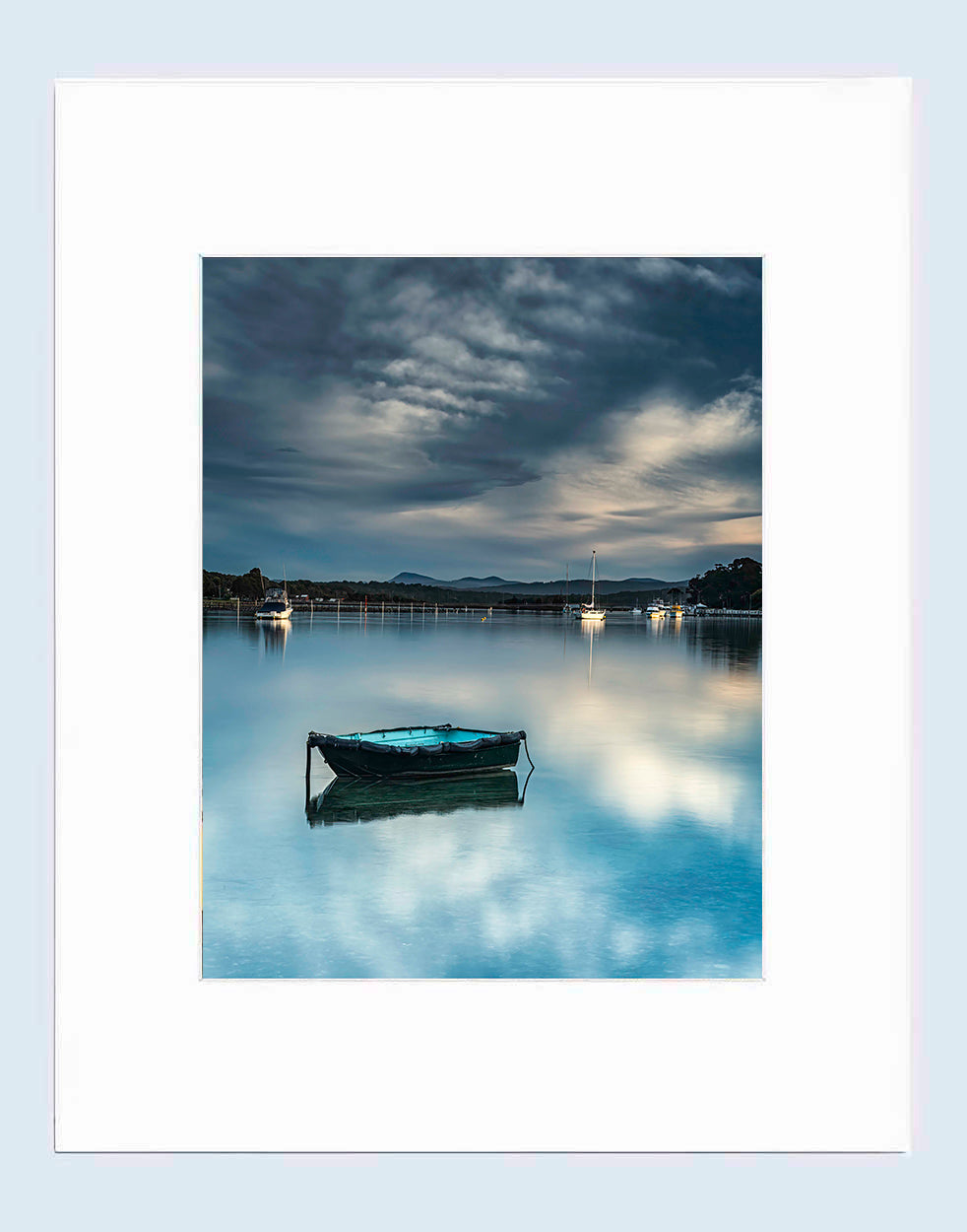 Mat print 16x20 — Little Boat Merimbula Lake, Sapphire Coast NSW