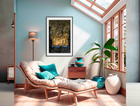 Pambula Beach Rock Frame in black frame