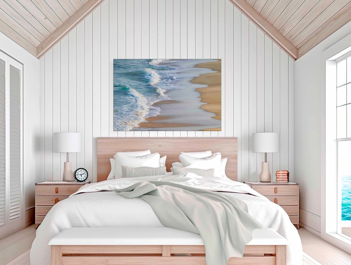 Tura Beach Waves acrylic panel print