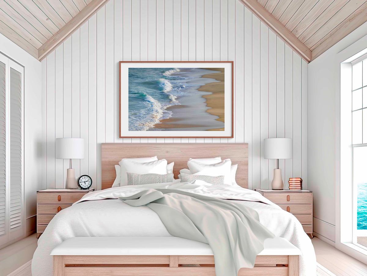 Tura Beach Waves in timber frame