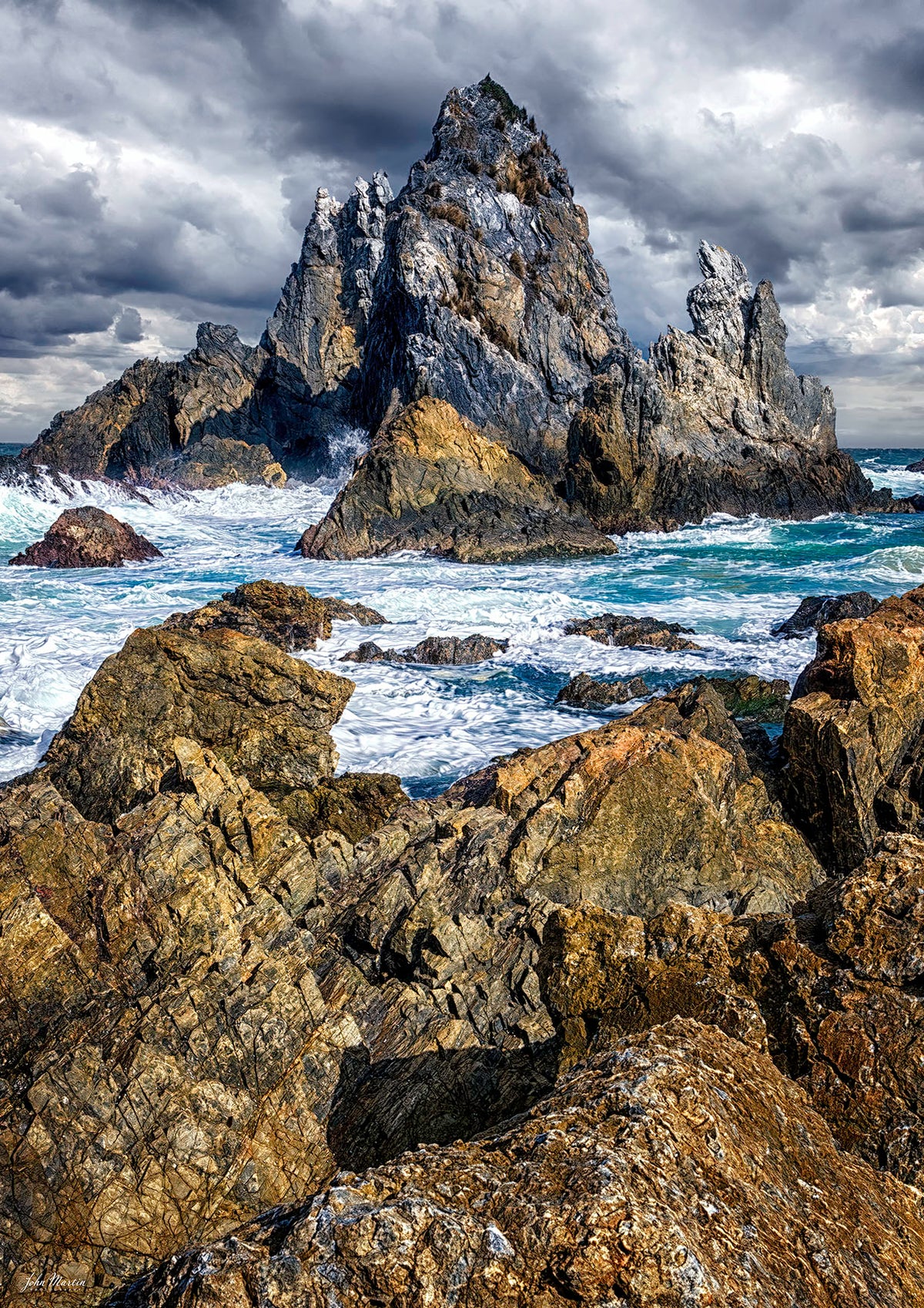 Camel Rock Bermagui print, NSW South Coast