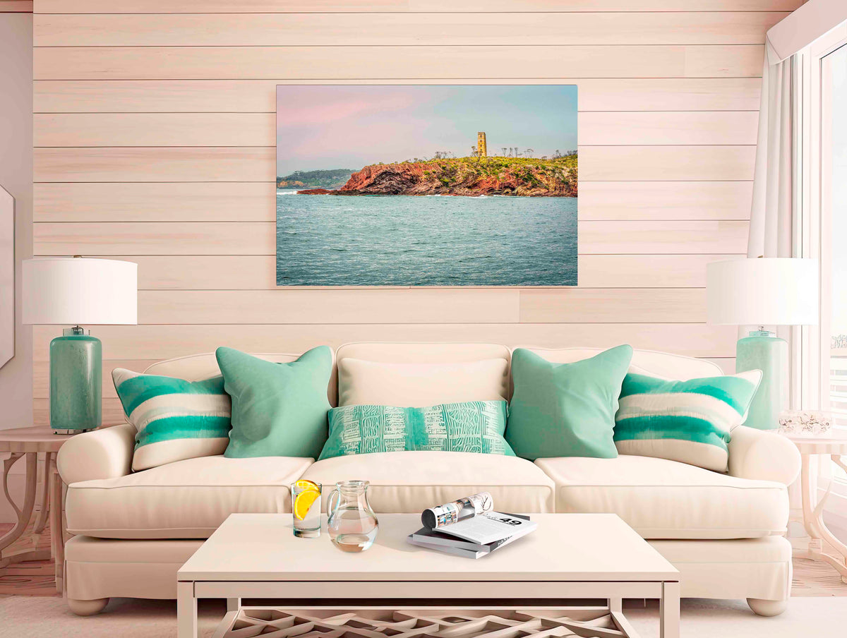 Ben Boyd Tower seascape acrylic panel print