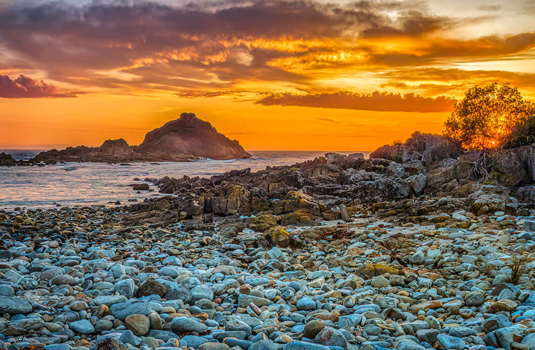 Mimosa Rocks Sunrise print, National Park near Bega NSW at first light