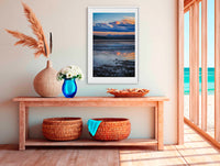 Merimbula Boardwalk in white frame