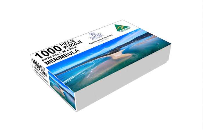 Jigsaw puzzle — Merimbula Lake, 1000 piece, NSW Sapphire Coast photography