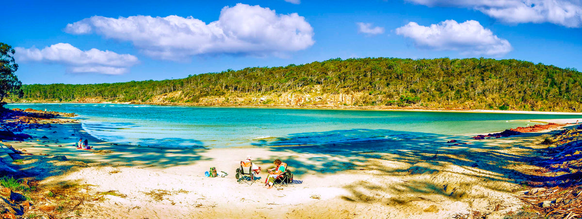 Pambula River Mouth jigsaw puzzle box, Made in Australia