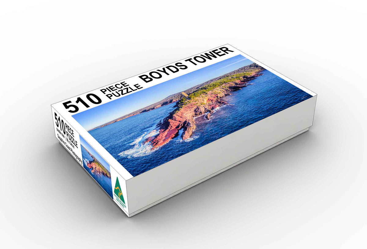 Ben Boyd Tower jigsaw puzzle, 1000 piece — Beowa National Park, Eden NSW