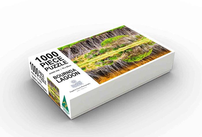 Jigsaw puzzle — Bournda Lagoon, 1000 piece, Bournda National Park NSW