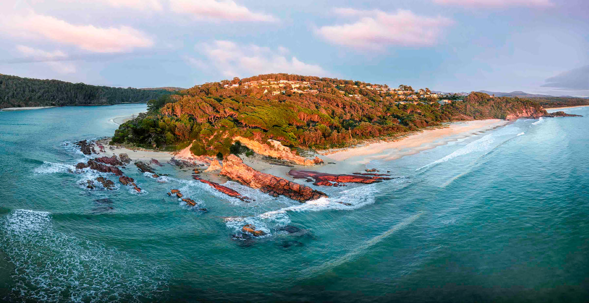 Pambula River jigsaw puzzle box, Made in Australia