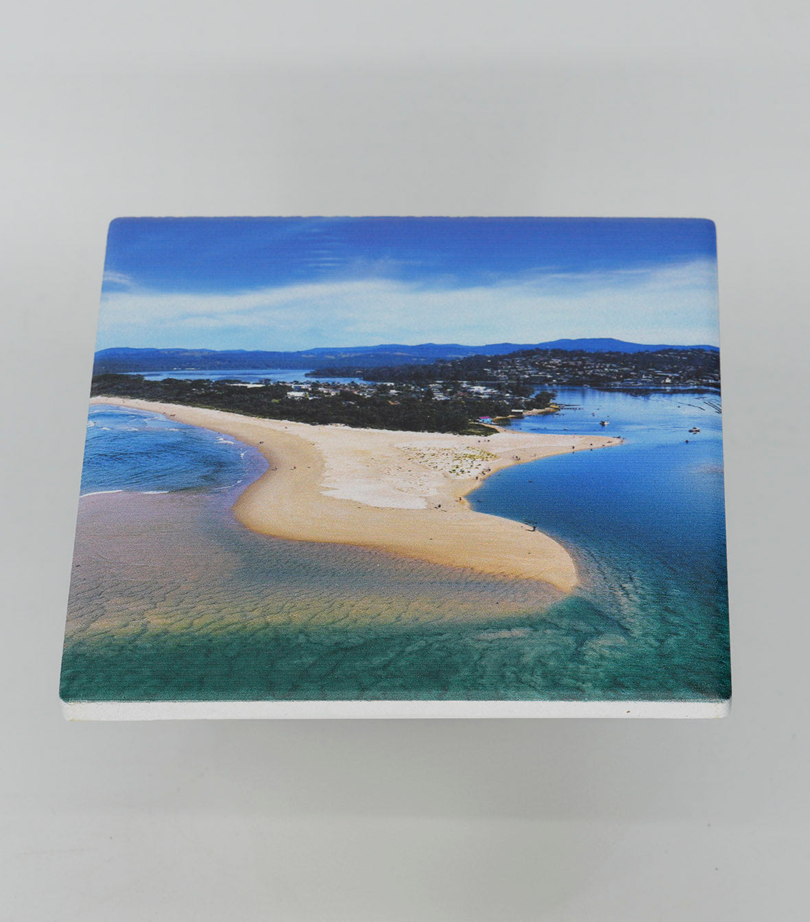 Ceramic coasters mixed set of 4 — Sapphire Coast photography NSW