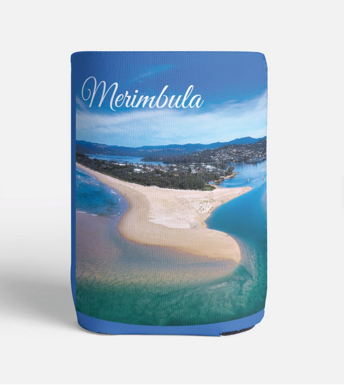 Stubby holder — Merimbula Lake, NSW Sapphire Coast photography