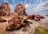 Pambula Rocks jigsaw puzzle box, Made in Australia
