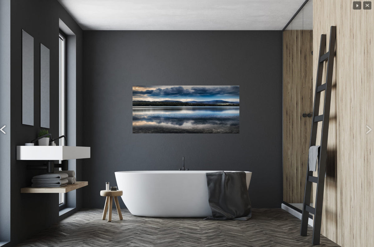Storm Clouds Top Lake virtual staging room